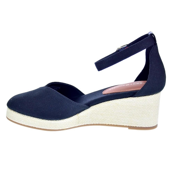 Alpargatas Tommy Hilfiger zapatos Mujer modelo Flag Closed Negro Hebilla