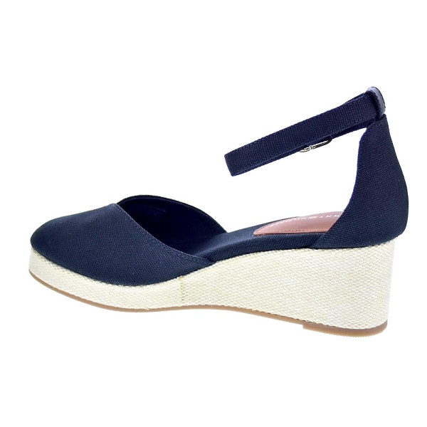 Alpargatas Tommy Hilfiger zapatos Mujer modelo Flag Closed Negro Hebilla