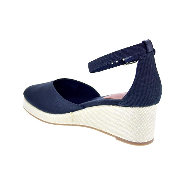 Alpargatas Tommy Hilfiger zapatos Mujer modelo Flag Closed Negro Hebilla