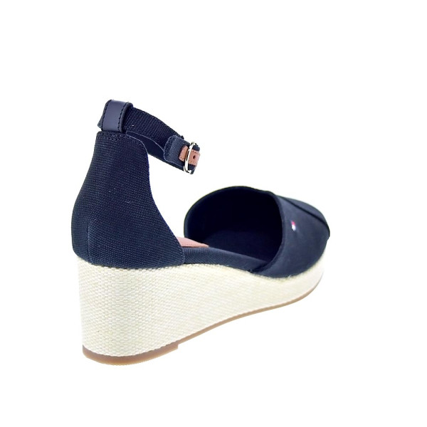 Alpargatas Tommy Hilfiger zapatos Mujer modelo Flag Closed Negro Hebilla