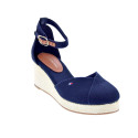 Alpargatas Tommy Hilfiger zapatos Mujer modelo Flag Closed Azul Hebilla