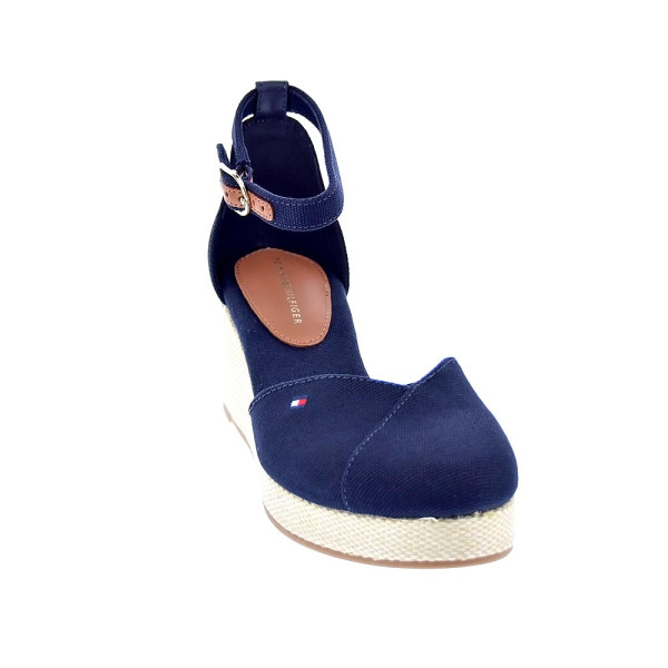 Alpargatas Tommy Hilfiger zapatos Mujer modelo Flag Closed Azul Hebilla