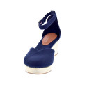 Alpargatas Tommy Hilfiger zapatos Mujer modelo Flag Closed Azul Hebilla