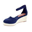 Alpargatas Tommy Hilfiger zapatos Mujer modelo Flag Closed Azul Hebilla