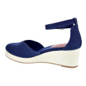 Alpargatas Tommy Hilfiger zapatos Mujer modelo Flag Closed Azul Hebilla