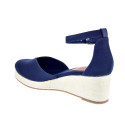 Alpargatas Tommy Hilfiger zapatos Mujer modelo Flag Closed Azul Hebilla