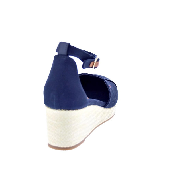 Alpargatas Tommy Hilfiger zapatos Mujer modelo Flag Closed Azul Hebilla