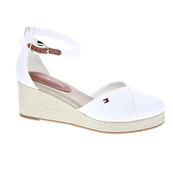 Alpargatas Tommy Hilfiger zapatos Mujer modelo Flag Closed Blanco Hebilla 2