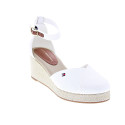 Alpargatas Tommy Hilfiger zapatos Mujer modelo Flag Closed Blanco Hebilla