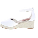 Alpargatas Tommy Hilfiger zapatos Mujer modelo Flag Closed Blanco Hebilla