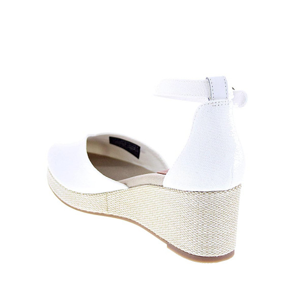 Alpargatas Tommy Hilfiger zapatos Mujer modelo Flag Closed Blanco Hebilla