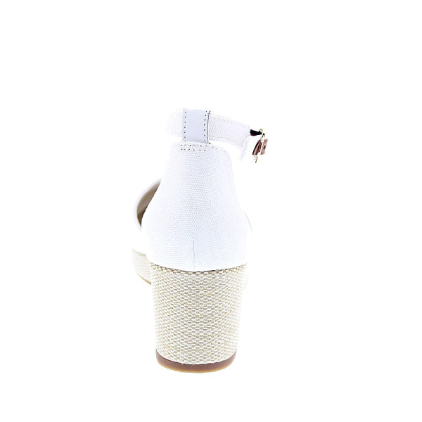 Alpargatas Tommy Hilfiger zapatos Mujer modelo Flag Closed Blanco Hebilla