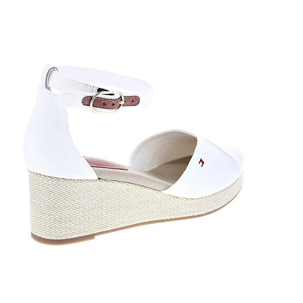 Alpargatas Tommy Hilfiger zapatos Mujer modelo Flag Closed Blanco Hebilla