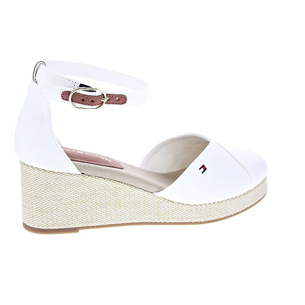 Alpargatas Tommy Hilfiger zapatos Mujer modelo Flag Closed Blanco Hebilla