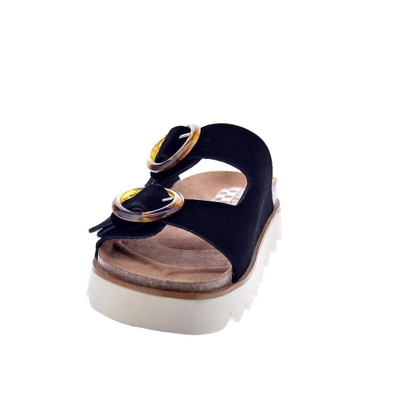 Sandalias No Name zapatos Mujer modelo Sandy Slap Negro Hebillas