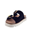 Sandalias No Name zapatos Mujer modelo Sandy Slap Negro Hebillas