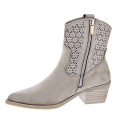 Botines Xti zapatos Mujer modelo 143885 Beige Cremallera