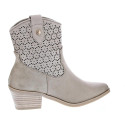 Botines Xti zapatos Mujer modelo 143885 Beige Cremallera