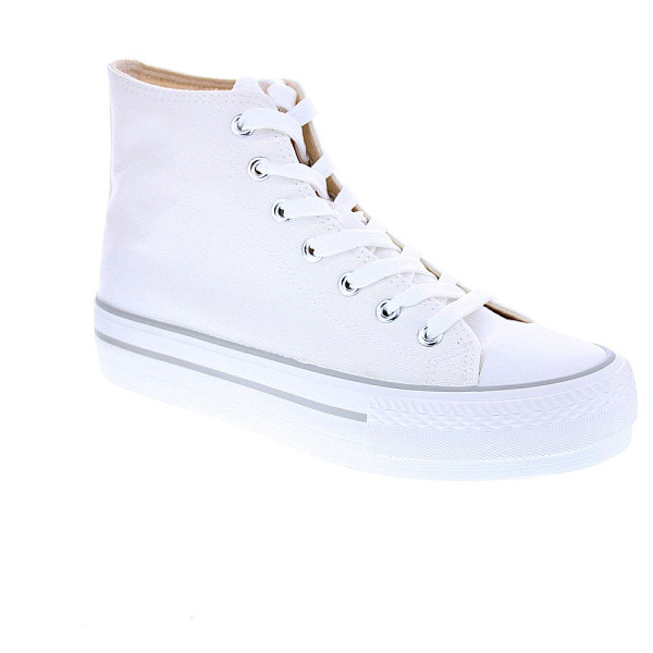 Zapatillas botas Mtng zapatos Mujer modelo Canvas Blanco 