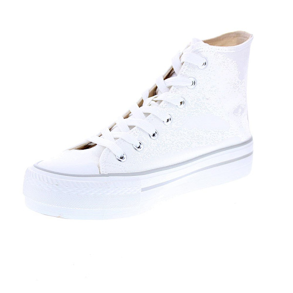 Zapatillas botas Mtng zapatos Mujer modelo Canvas Blanco 