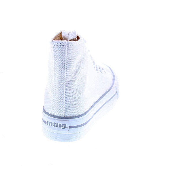 Zapatillas botas Mtng zapatos Mujer modelo Canvas Blanco 