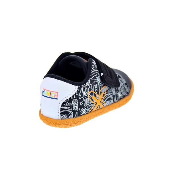 Zapatillas Munich zapatos Niño modelo Baby Paulo 06 Negro Velcro
