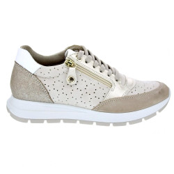Zapatillas Imac zapatos Mujer modelo 756670 Beige Cordón