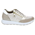 Zapatillas Imac zapatos Mujer modelo 756670 Beige Cordón