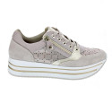 Zapatillas Imac zapatos Mujer modelo 756961 Beige Cordón