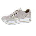 Zapatillas Imac zapatos Mujer modelo 756961 Beige Cordón