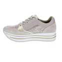 Zapatillas Imac zapatos Mujer modelo 756961 Beige Cordón