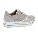 Zapatillas Imac zapatos Mujer modelo 756961 Beige Cordón