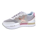Zapatillas Munich zapatos Mujer modelo Dash Sky Beige Cordón
