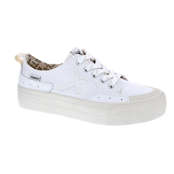 Zapatillas Munich zapatos Mujer modelo Swing Sky 04 Blanco Cordón