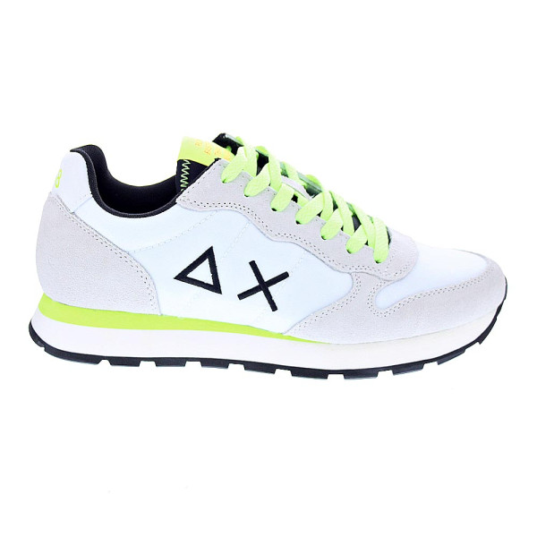 Zapatillas Sun68 AX zapatos Hombre modelo Tom Fluo Blanco Cordón