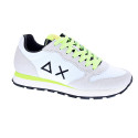 Zapatillas Sun68 AX zapatos Hombre modelo Tom Fluo Blanco Cordón
