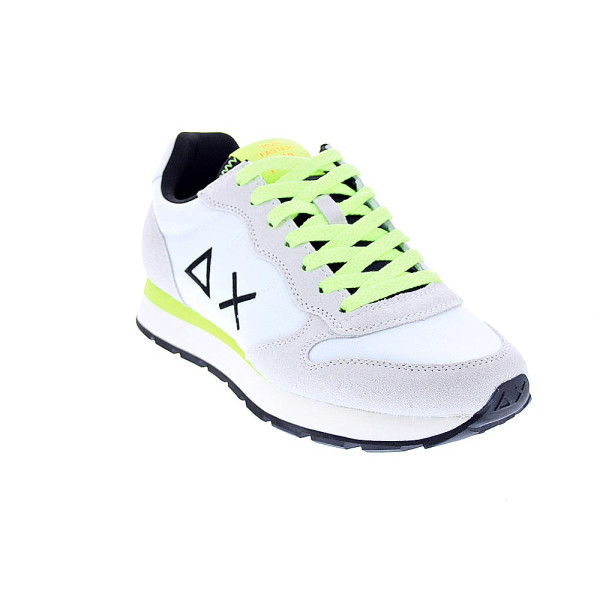 Zapatillas Sun68 AX zapatos Hombre modelo Tom Fluo Blanco Cordón