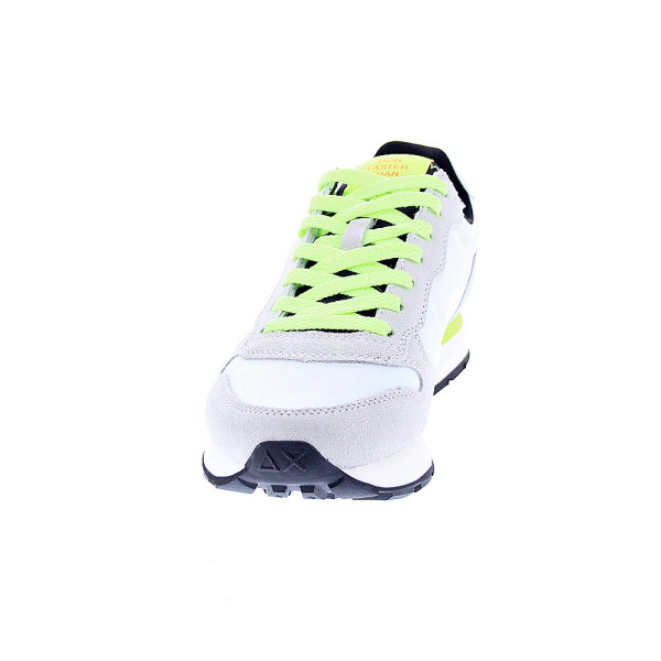 Zapatillas Sun68 AX zapatos Hombre modelo Tom Fluo Blanco Cordón