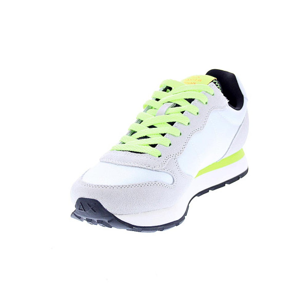 Zapatillas Sun68 AX zapatos Hombre modelo Tom Fluo Blanco Cordón