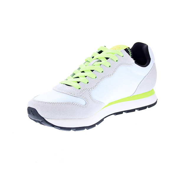 Zapatillas Sun68 AX zapatos Hombre modelo Tom Fluo Blanco Cordón