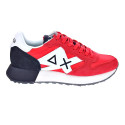 Zapatillas Sun68 AX zapatos Hombre modelo Jaki 2.0 Rojo Cordón