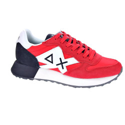 Zapatillas Sun68 AX zapatos Hombre modelo Jaki 2.0 Rojo Cordón 2