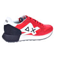 Zapatillas Sun68 AX zapatos Hombre modelo Jaki 2.0 Rojo Cordón