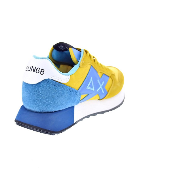 Zapatillas Sun68 AX zapatos Hombre modelo Jaki 2.0 Amarillo Cordón