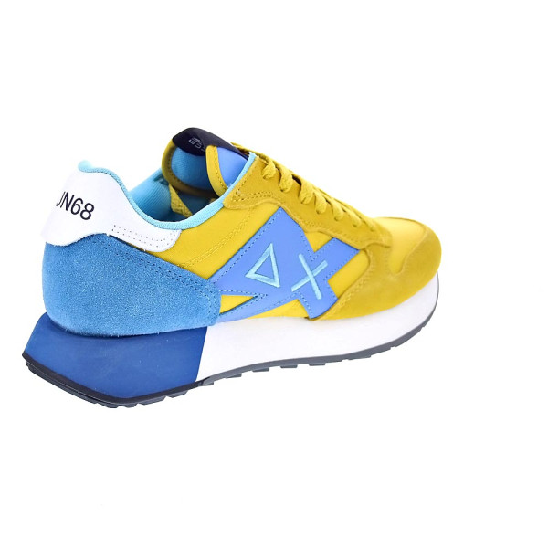 Zapatillas Sun68 AX zapatos Hombre modelo Jaki 2.0 Amarillo Cordón