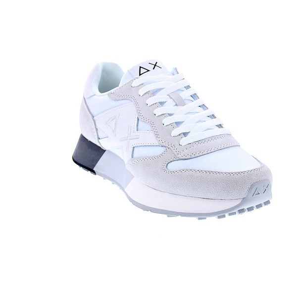 Zapatillas Sun68 AX zapatos Hombre modelo Jaki 2.0 bicolor Blanco Cordón