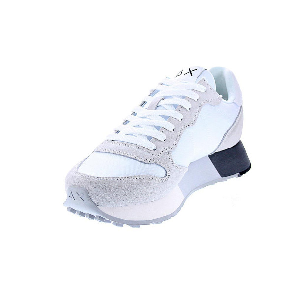 Zapatillas Sun68 AX zapatos Hombre modelo Jaki 2.0 bicolor Blanco Cordón