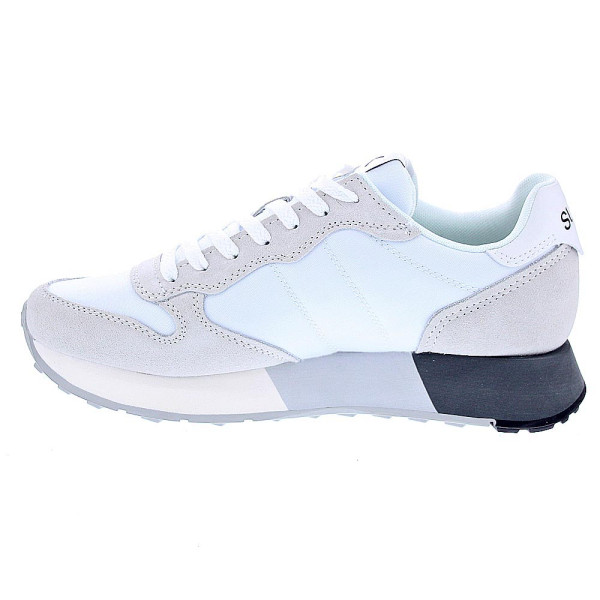 Zapatillas Sun68 AX zapatos Hombre modelo Jaki 2.0 bicolor Blanco Cordón