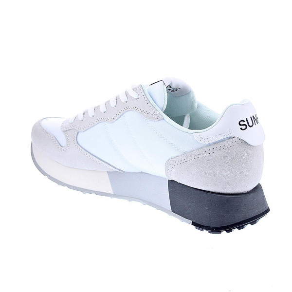 Zapatillas Sun68 AX zapatos Hombre modelo Jaki 2.0 bicolor Blanco Cordón