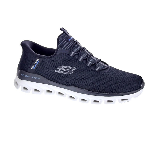 Zapatillas Skechers zapatos Hombre modelo Slip-ins Glide Step Negro Elástico